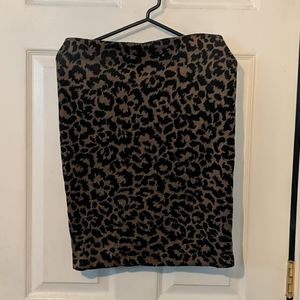 Xhilaration Leopard Skirt L punk rockabilly